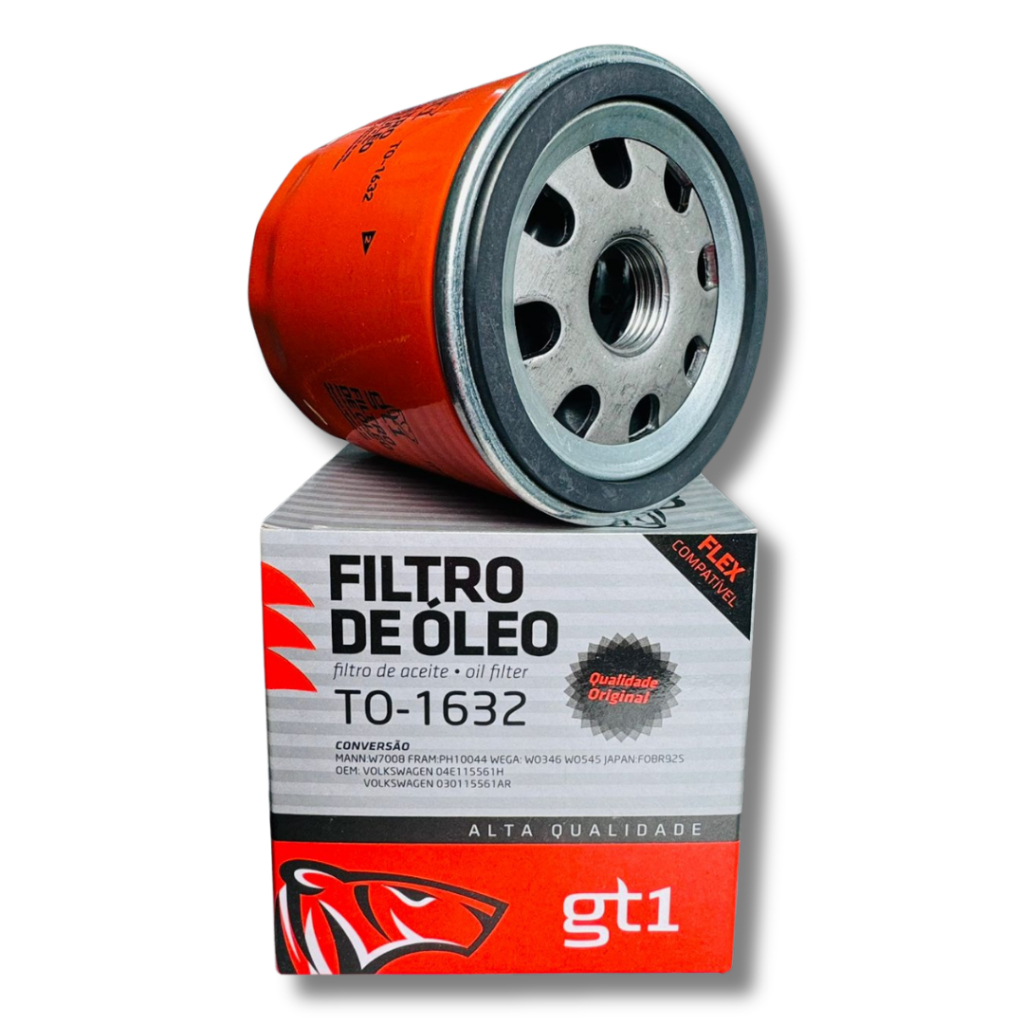 Filtro De Óleo Gt1 TO1632 Vw Gol Golf Saveiro Up 2014 — imagem 2 de 2