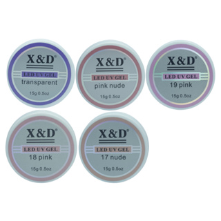 Gel X&d 15g Led Uv Gel para Unhas Xd Profissional Acrigel Alongamento Xed em Oferta na Shopee