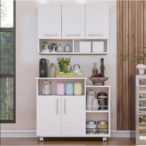 Cozinha Compacta Armário E Balcão Fruteira Móveis AMG Decore Oficial