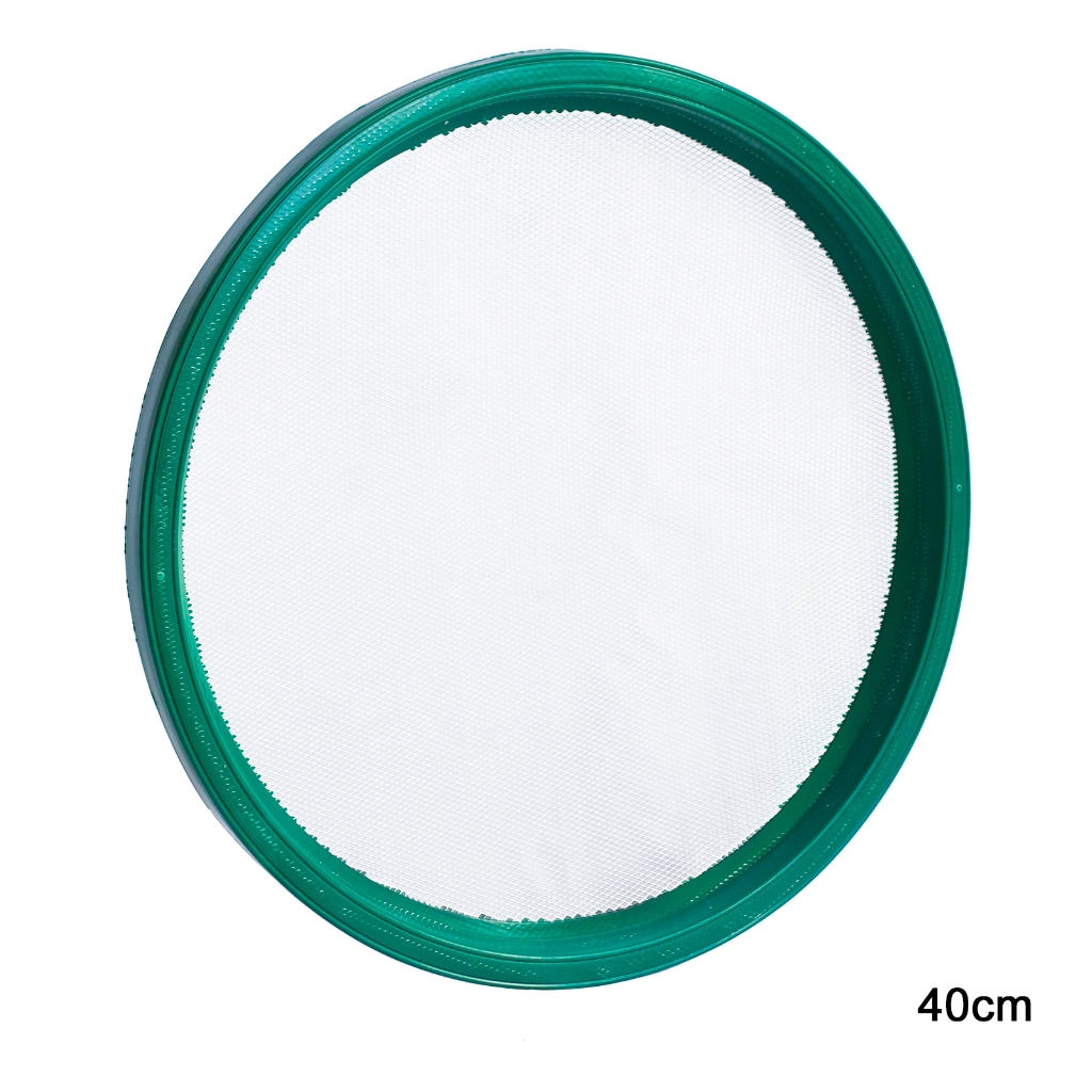 Peneira 40cm Malha Fina Fuba Pedras Cascalho Bateia Pra Teste Garimpo de ouro Mineração Geologia
