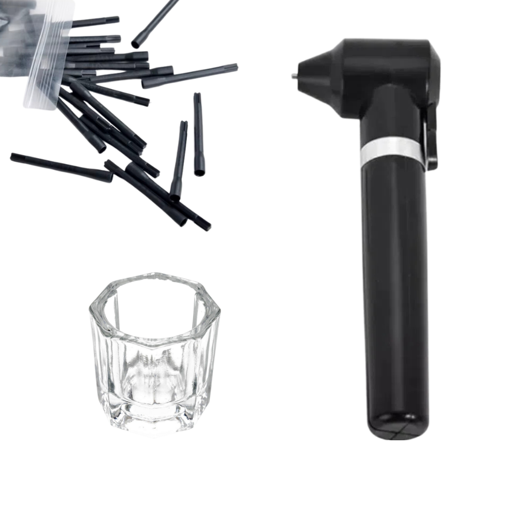 Mixer De Henna Misturador Tinta E Pigmentos + 1 Copo Dappen em Oferta na Shopee