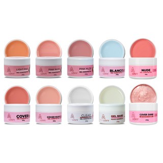 Preparadores Any Lovy Gel 24g Nude Cover Pink Blanco Clear Regulador Primer Gel Capa Base em Oferta na Shopee