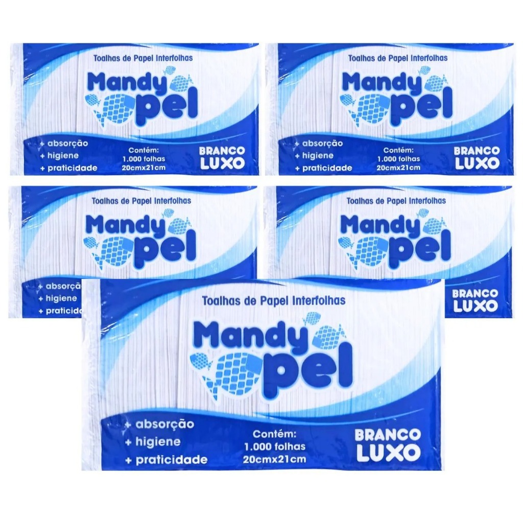 PAPEL TOALHA INTERFOLHA MANDYPEL LUXO