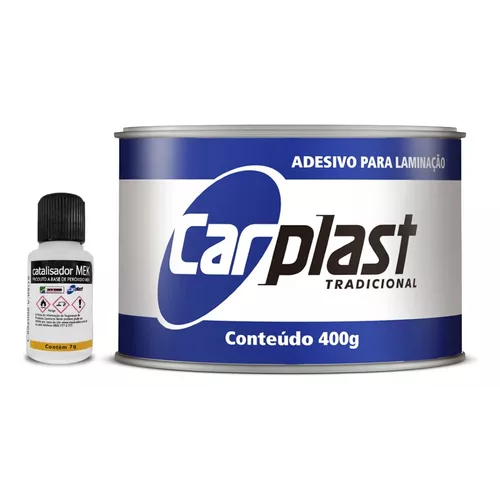 Adesivo Para Laminação Resina 400g Carplast + Catalisador