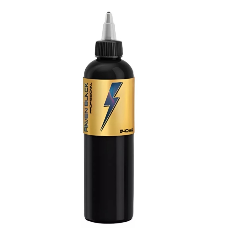Tinta Tatuagem Electric Ink Raven Black 240ml