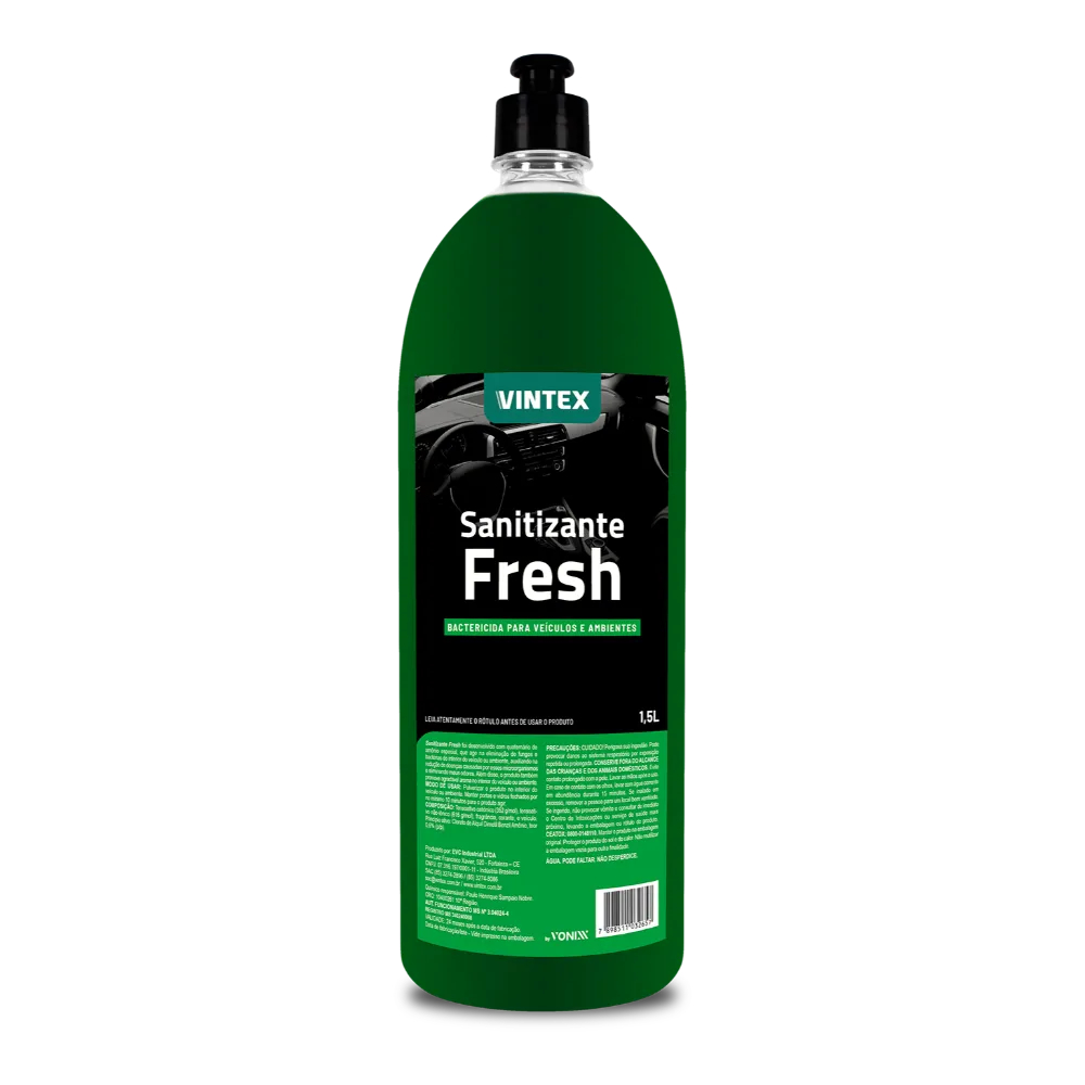 Vintex Sanitizante Fresh Bactericida 1,5l - Bactericida