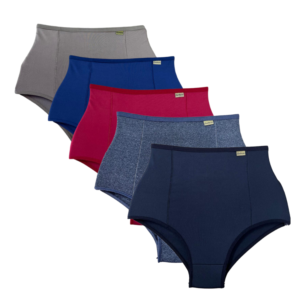 5 Calcinha Modeladora Cinta Suplex Modela Cintura Cinta Modeladora Pós Parto