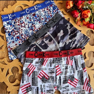 KIT 10 CUECAS BOXER INFATIL ESTAMPADAS em Oferta na Shopee