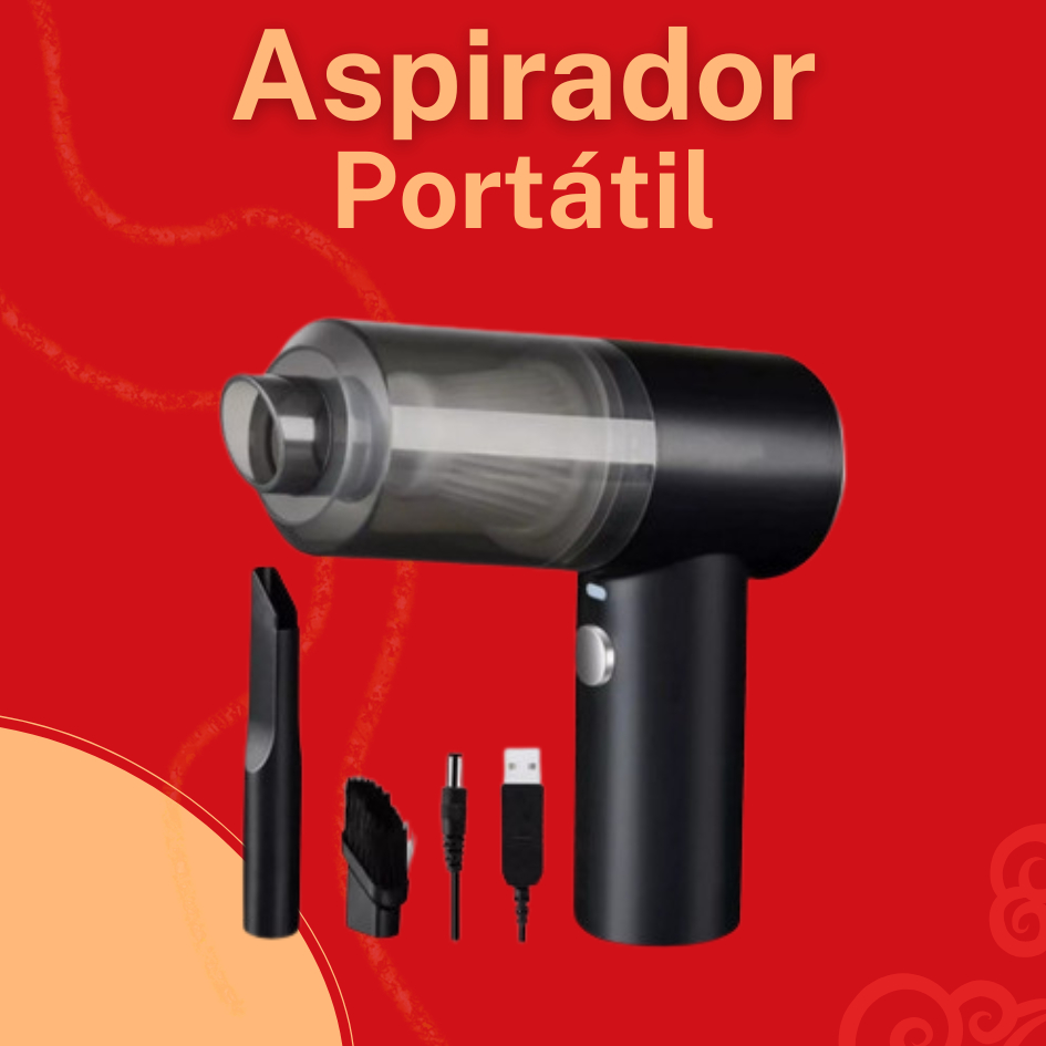 Vacuum Cleaner aspirador portátil recarregável para carro sem fio e casa