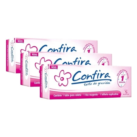 Kit Teste de Gravidez Confira