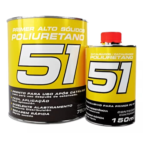 Primer Pu Hs 51 Automotivo Maxi Rubber Com Catalisador