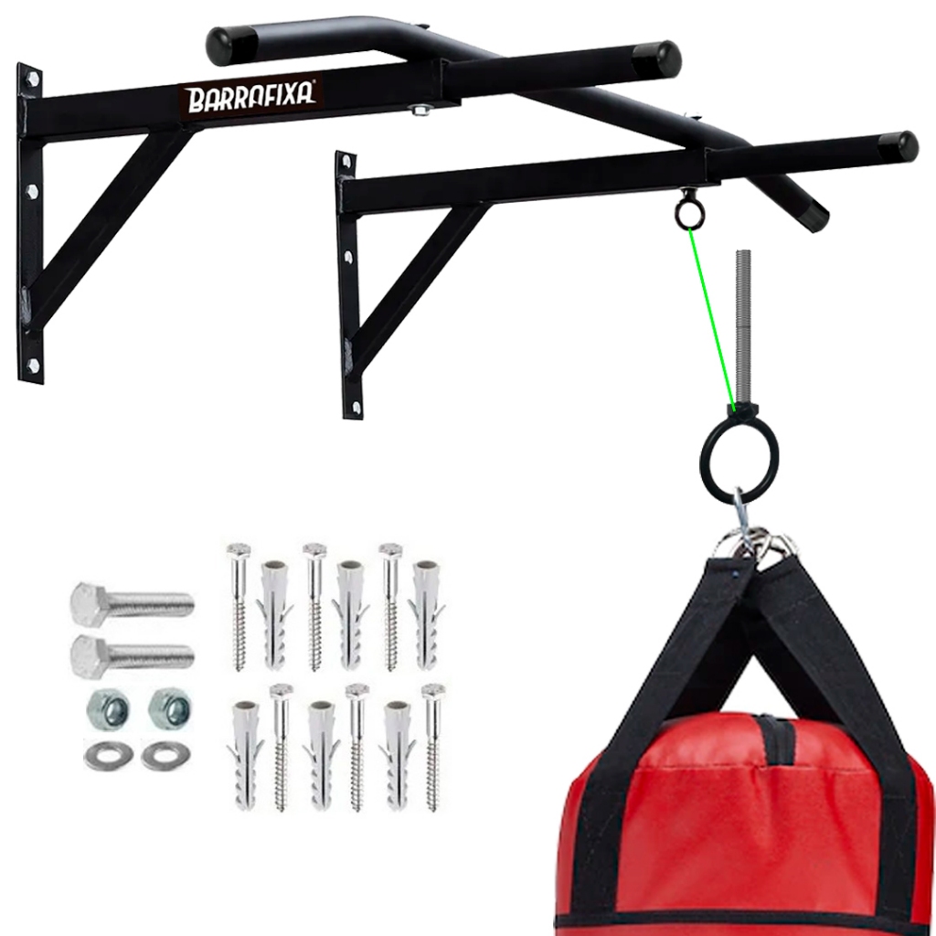 Barra Fixa De Parede Para Musculação Pull-up Tríceps Paralelas