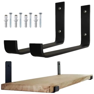 Mão Francesa Invertida 20 cm Profundidade Suporte Industrial Aço