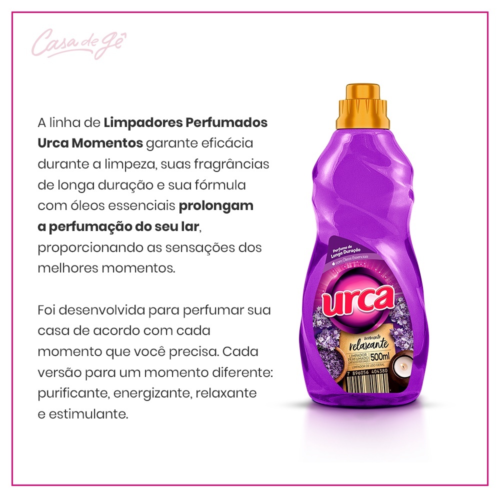 LIMPADOR PERFUMADO URCA RELAXANTE 500ML LILAS · foto 2