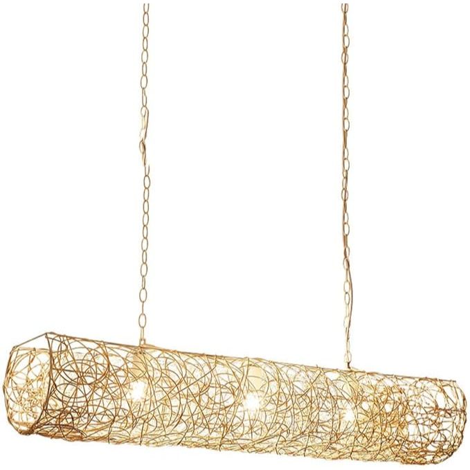 ✨ Pendente de Bambu e Ferro – Equilíbrio Perfeito entre Rústico e Moderno! ✨