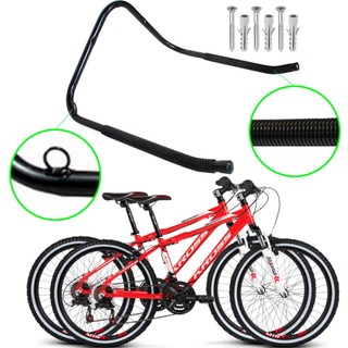 Gancho Suporte De Parede Horizontal Para 2 Bikes Universal