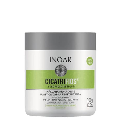 MÁSCARA CICATRIFIOS RENOVAÇAO ABSOLUTA INOAR 500G. em Oferta na Shopee