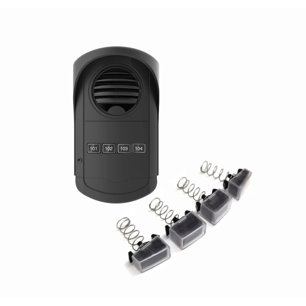 Detalhes do Kit Botão Acrílico Porteiro Eletrônico Coletivo Agl S300