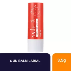 Balm Protetor Labial Morango Vult Com 8 Unidades