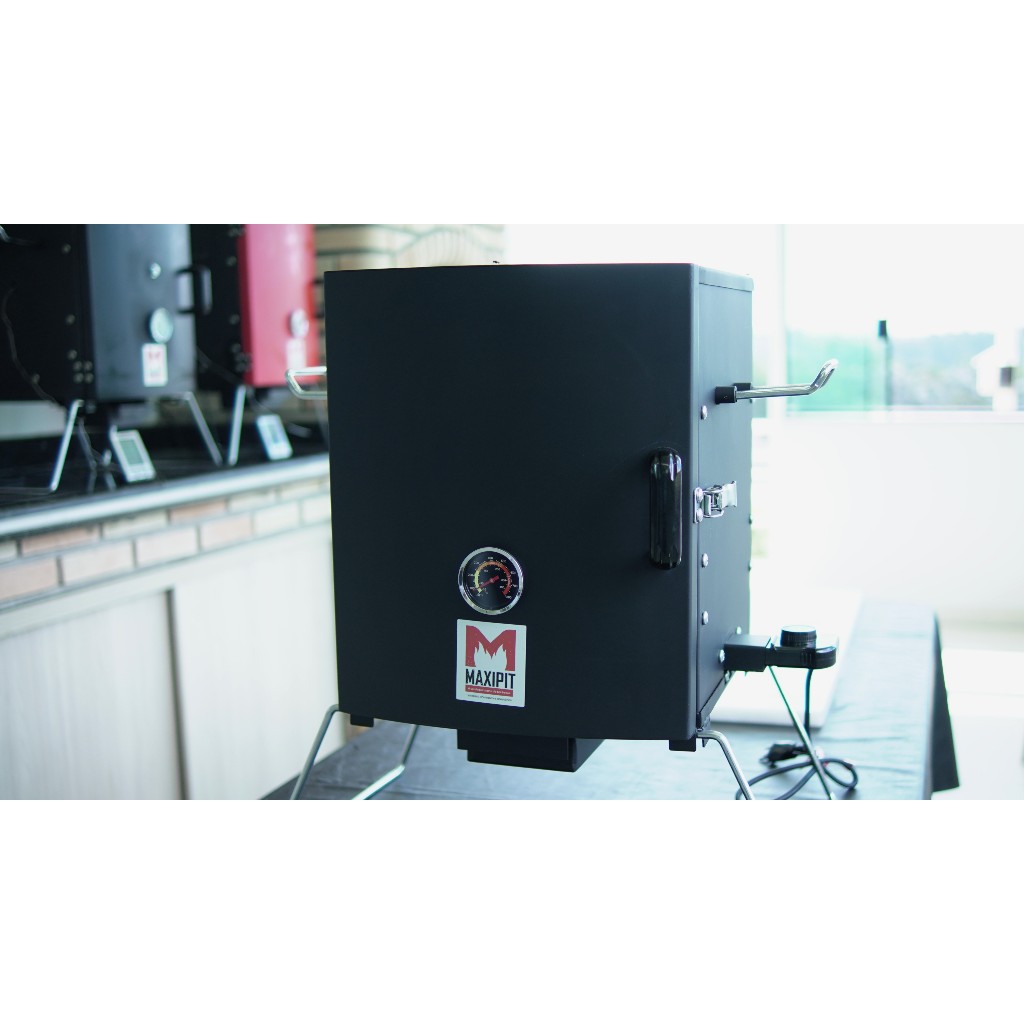Pit Smoker - Forno Defumador Híbrido Preto 220V