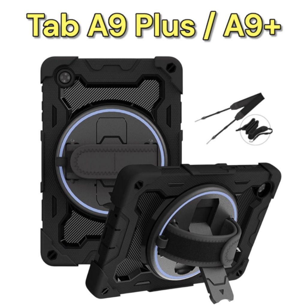 Top Capa Para Tab Tablet A9+ / A9 Plus 11.0 Robusta Máxima Proteção Com Suporte + Alça De Pescoço