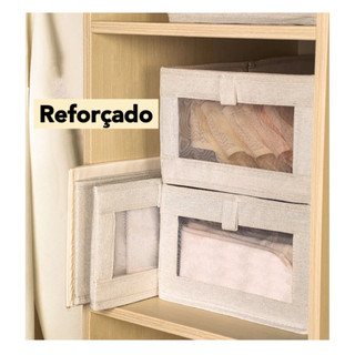 Organizadores de Guarda-Roupa Extra Grosso Dobrável – Para Roupas e Calças, Grande e Durá…