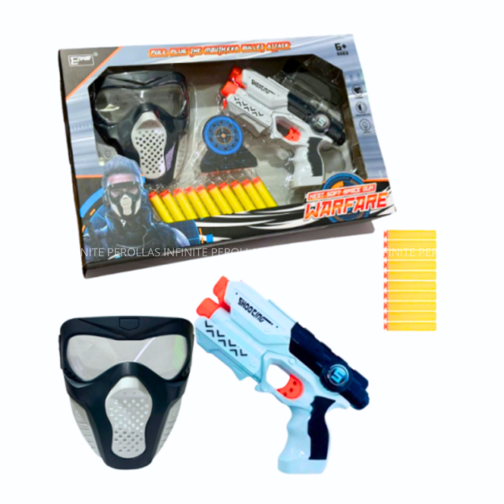 Lançador Spike Shot-Space Gun Ravil V com Mascara