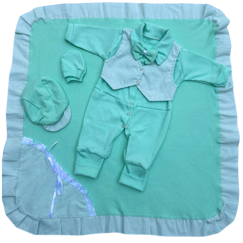 Kit Saída Maternidade Masculino. Roupas de Bebê Menino