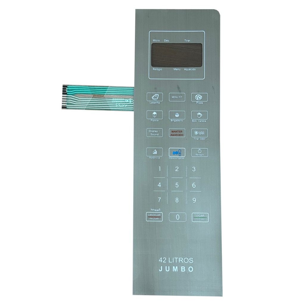 TND Membrana Micro-ondas Compatível Com Philco Pmo42eb Pmo 42eb Jumbo Espelhada