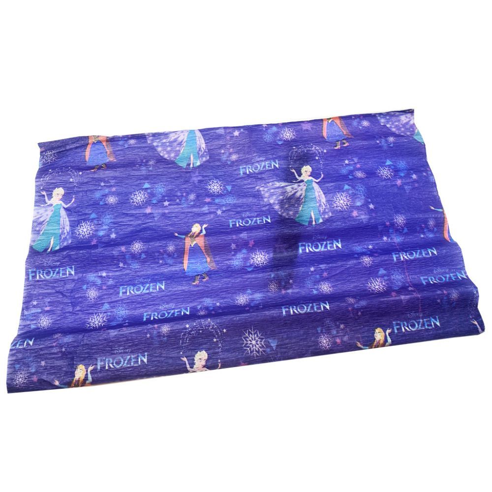 10 Rolos Papel Crepom Estampado Escolar Presente Disney Frozen Princesas Homem Aranha 48X200CM