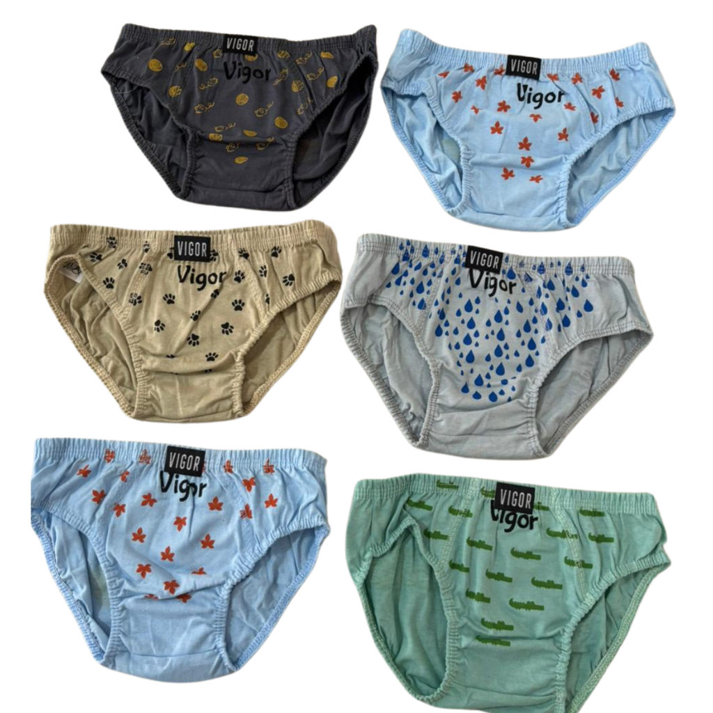 Cueca Infantil Bichinhos 100% Algodão Sortidas Super Confortavel Excelente Qualidade