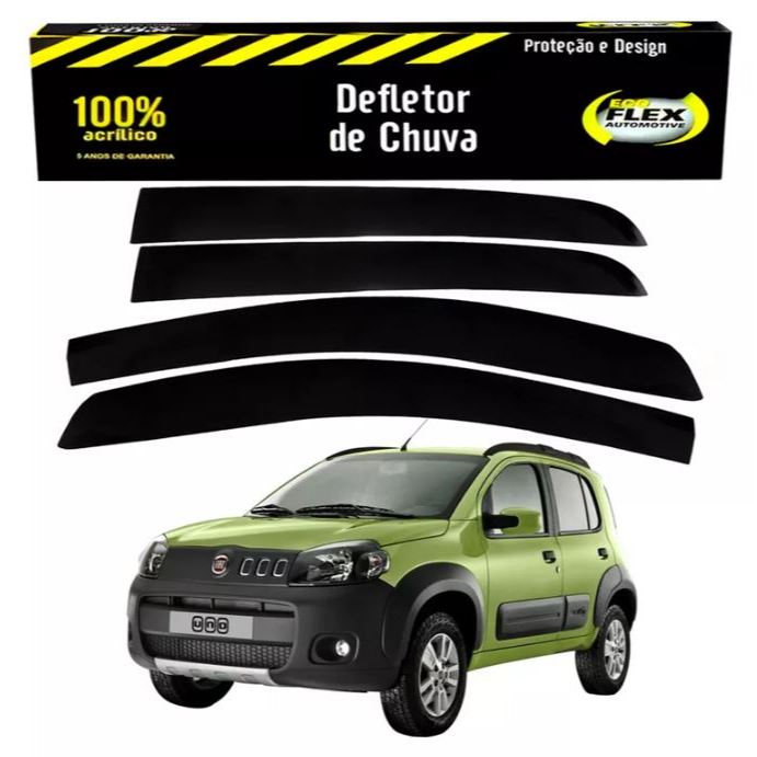 Calha Defletor Chuva Uno Vivace Way 1.0 1.4 4 Portas 2010 A 2020