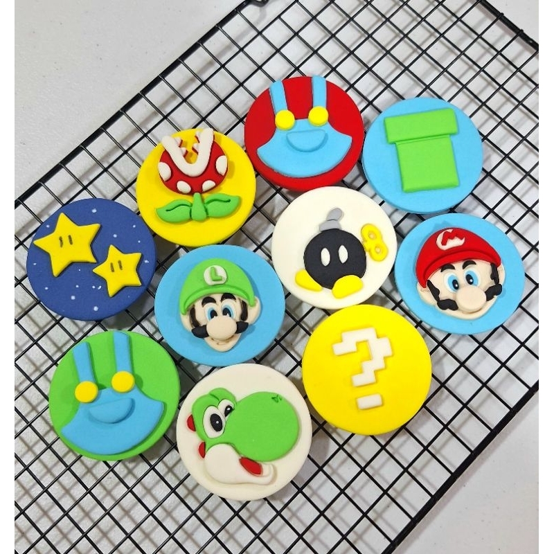 Apliques de pasta americana para cupcake e pirulito 6,5CM em Oferta na Shopee