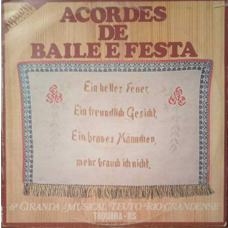 LP ACORDES DE BAILE E FESTA - 6 CIRANDA MUSICAL TEUTO-RIOGRANDENSE (006)