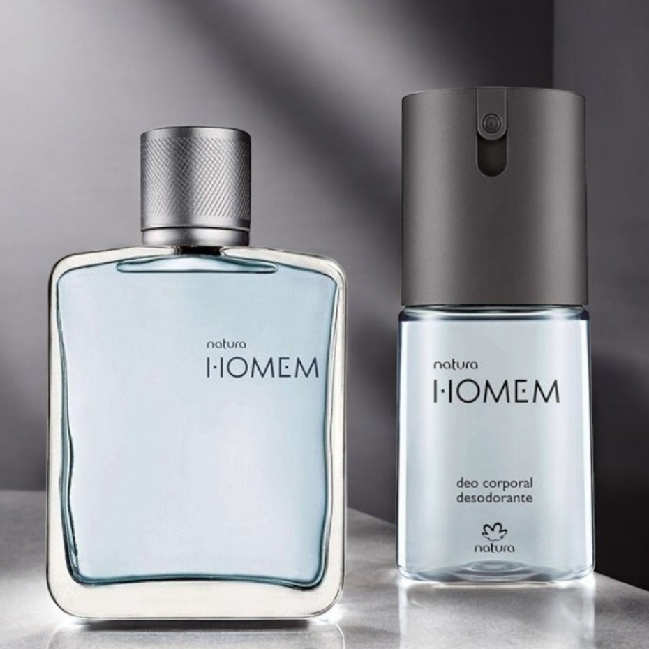 Natura Homem Colônia Tradicional 100 ml (Perfume Clássico Masc.) |Deo Corporal 100 ml | Refil 100 ml