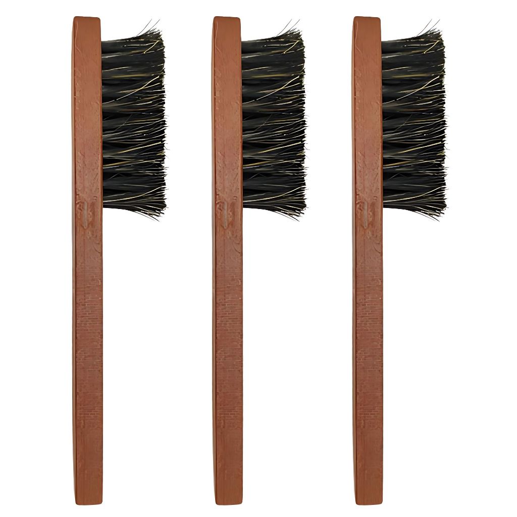 Kit 3 Escovinha Barba E Cabelo Barbeiro Disfarce Degrade
