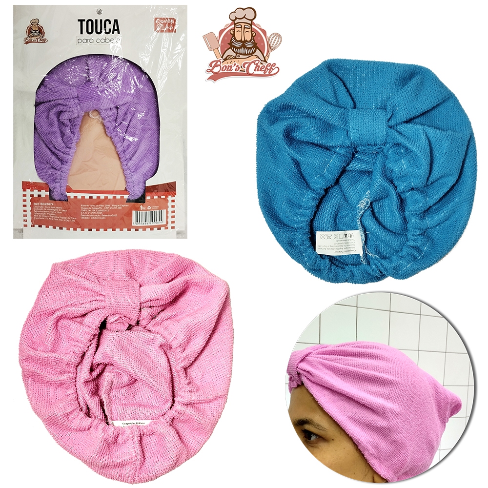 Touca de Banho de Poliéster: Onde Comprar | BuscaProdutos
