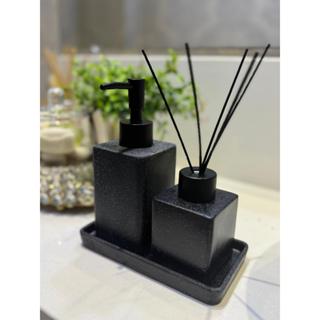Kit Bancada Banheiro 3 Peças Cerâmica Granilite Quadratto em Oferta na Shopee