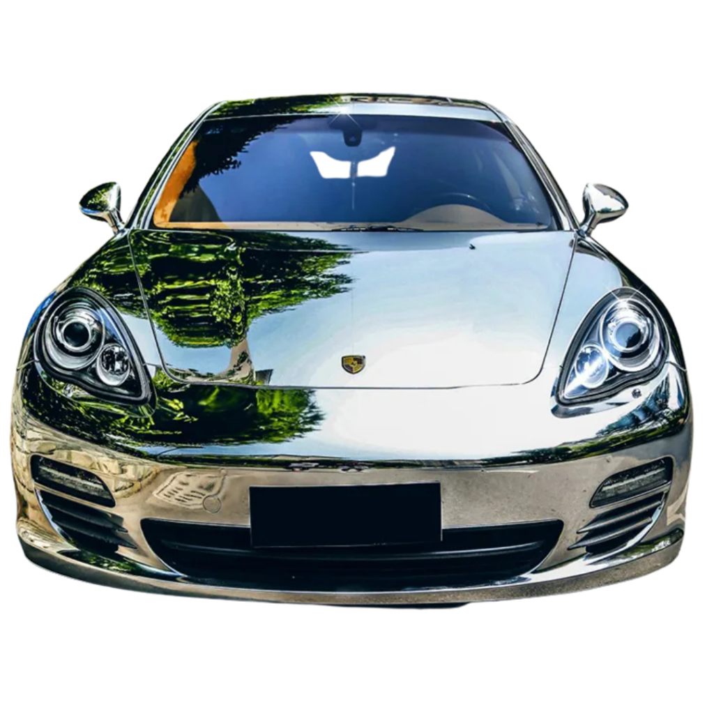 Adesivo Envelopamento Automotivo Moveis Carros Motos Prata Cromado 1,50 x 0,10M
