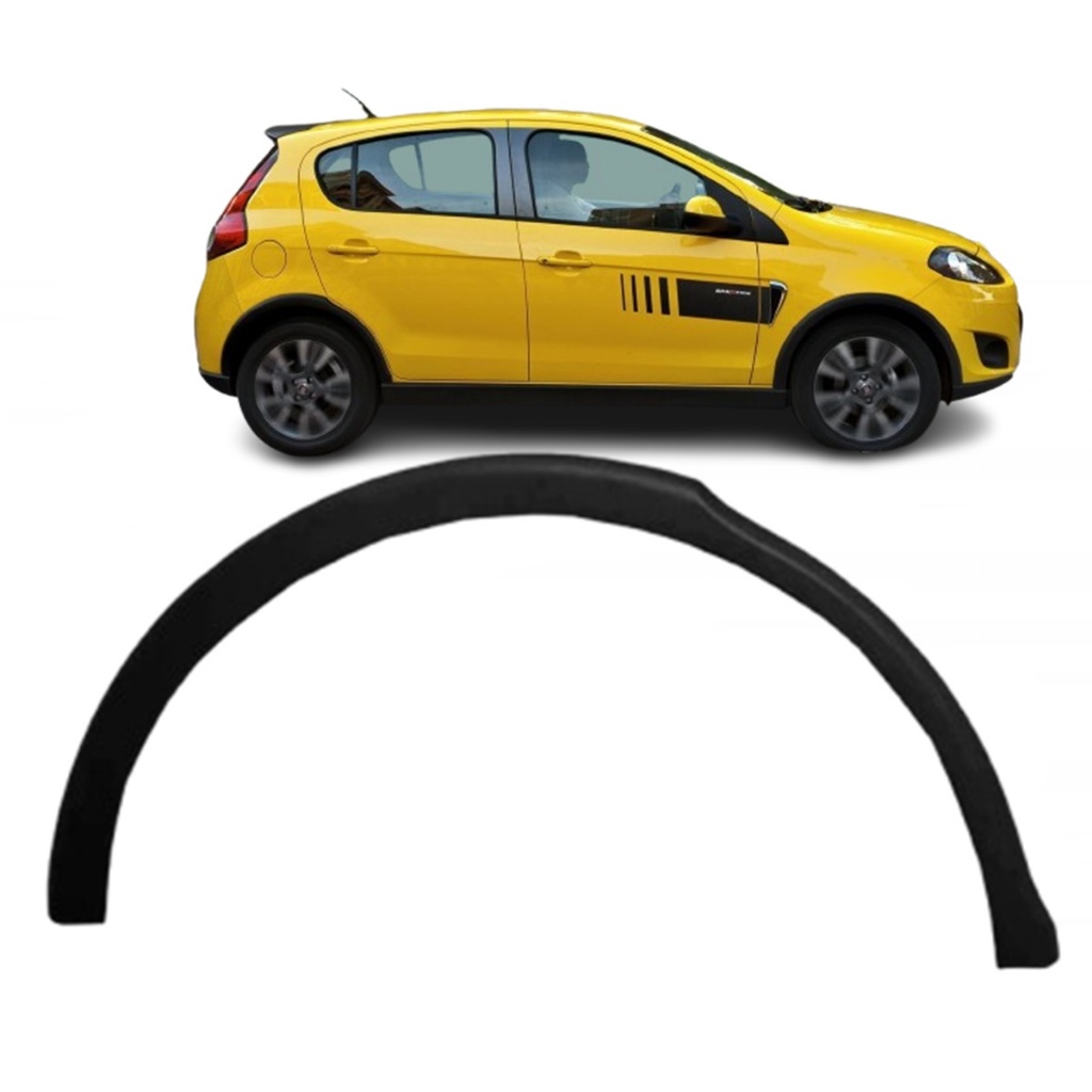 Moldura Traseira Alargador de Paralama Palio Sporting 12 13 14 15 16 17 Direita Fiat
