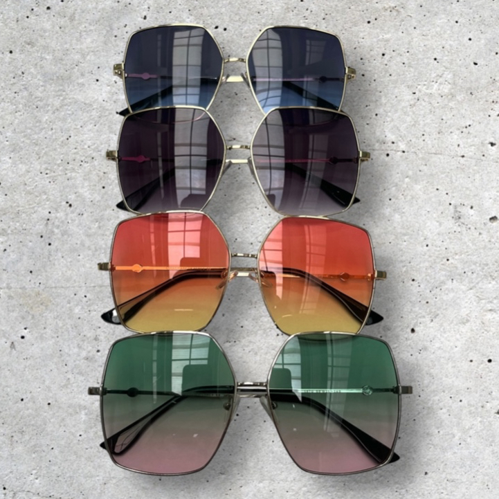 Oculos de Sol OC-04 Quadrado Grande Unissex Proteção Solar Coloridos Cores Verão Fashion Moda em Oferta na Shopee