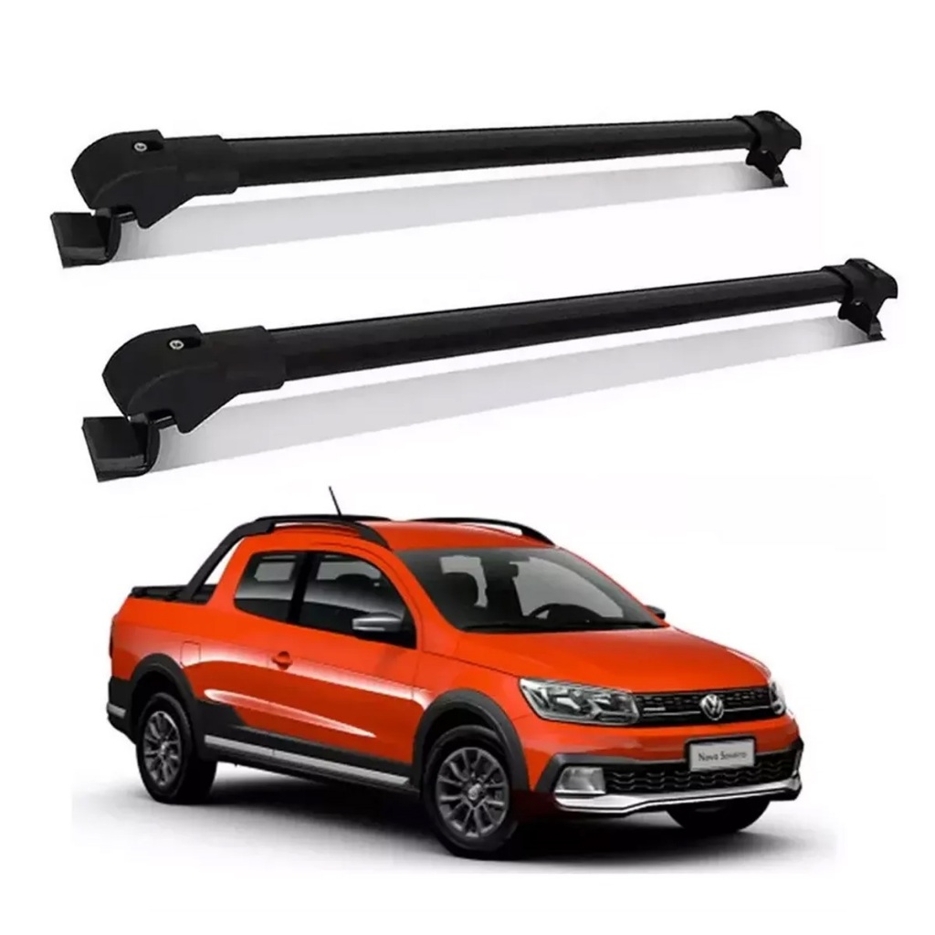 Rack Travessa de Teto Volkswagen Saveiro Cross 2009 2010 2011 2012 2013 2014 2015 2016 2017 2018