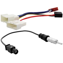 Kit Chicote de Ligação + Plug Adaptador de Antena Sandero Logan Kwid Oroch Duster Captur