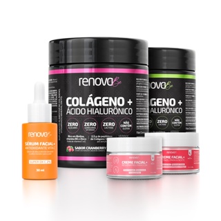 2 Colágenos Verisol com Ácido Hialurônico + Retinol + Resveratrol + Vitamina C - Renova Be em Oferta na Shopee