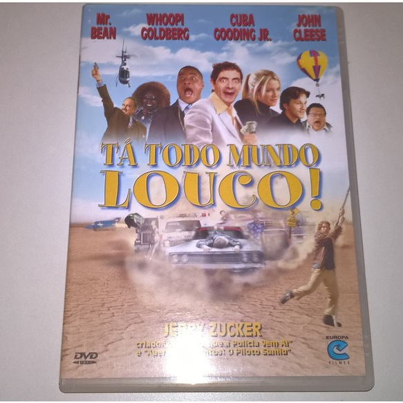Dvd - Tá Todo Mundo Louco ! - Mr. Bean - Cuba Gooding Jr.