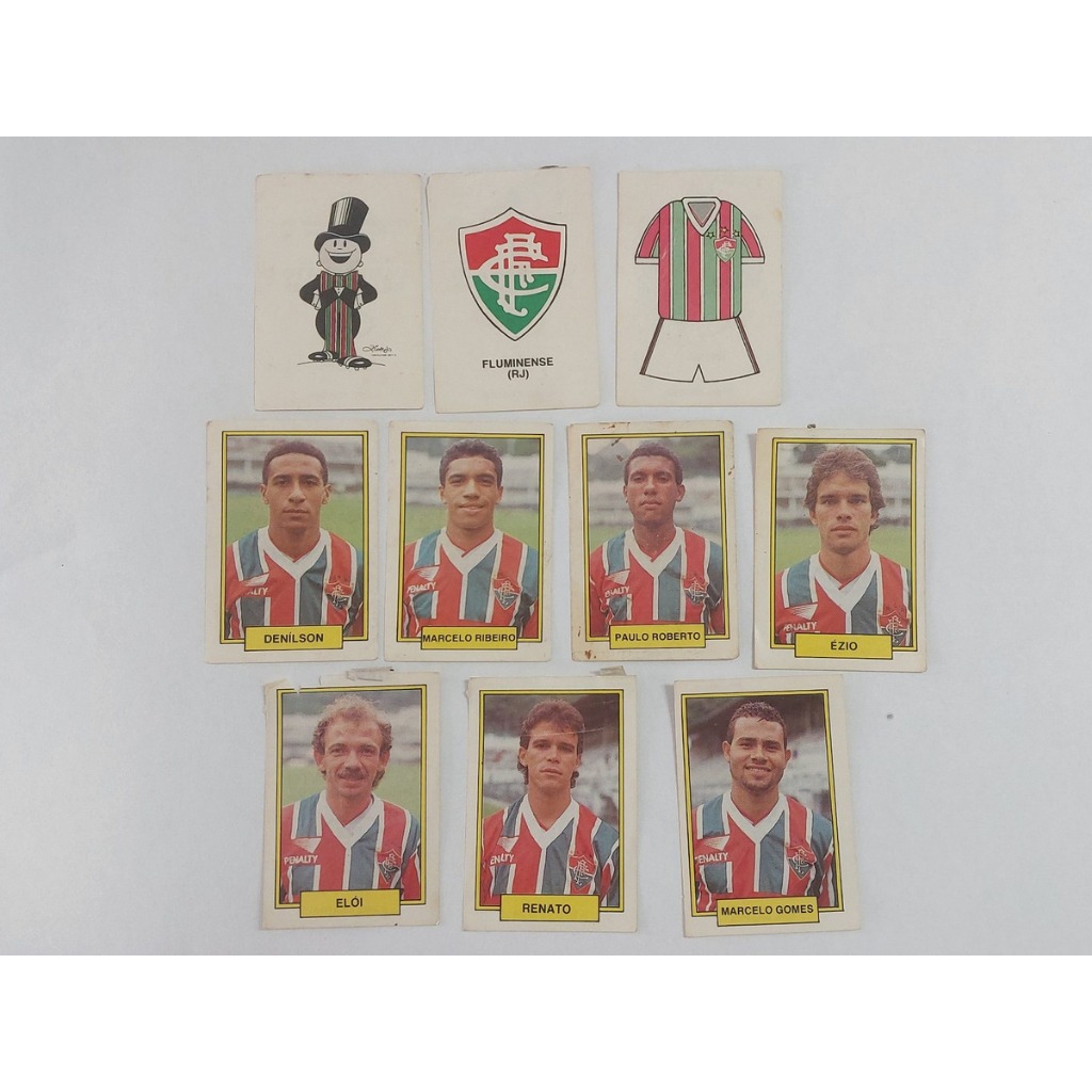 Lote 10 Figurinhas Fluminense Campeonato Brasileiro De 1992
