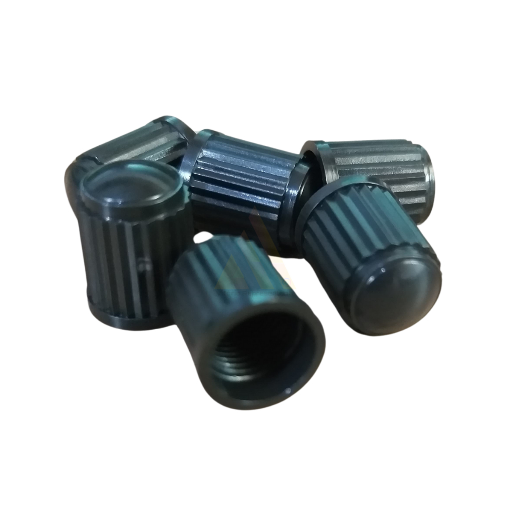 Kit Tampinhas Plasticas Para Bico Pneu Moto Carro Bicicleta Pacote Com 50 peças · foto 2