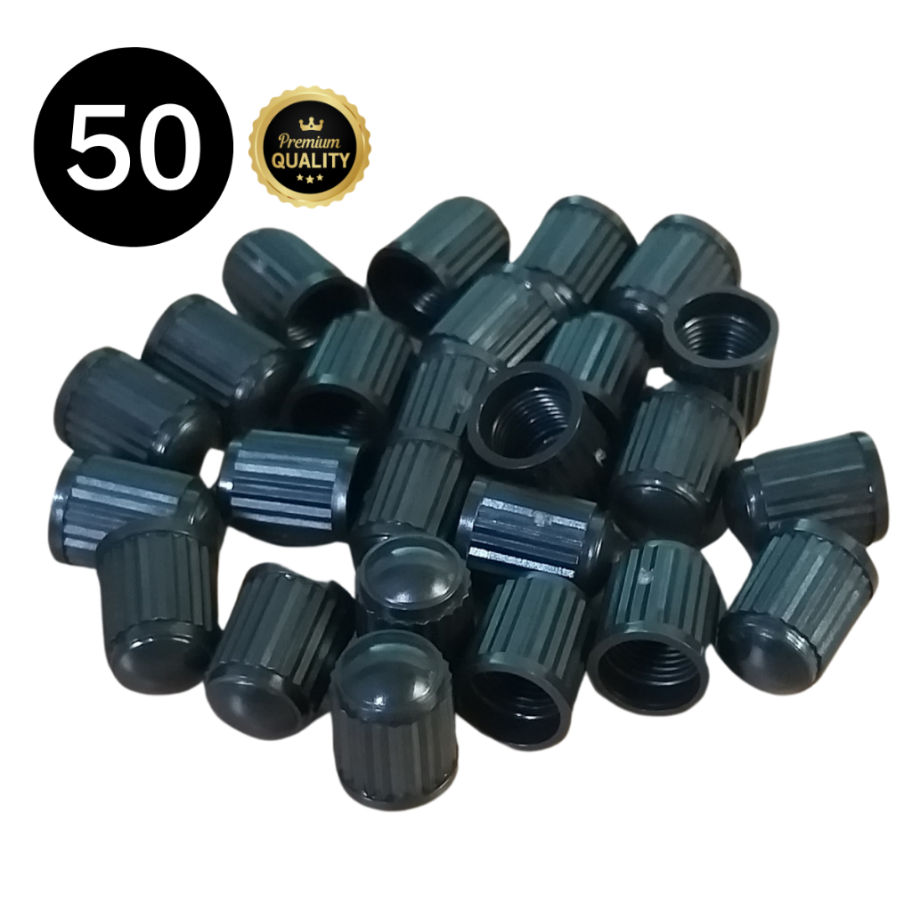 Kit Tampinhas Plasticas Para Bico Pneu Moto Carro Bicicleta Pacote Com 50 peças