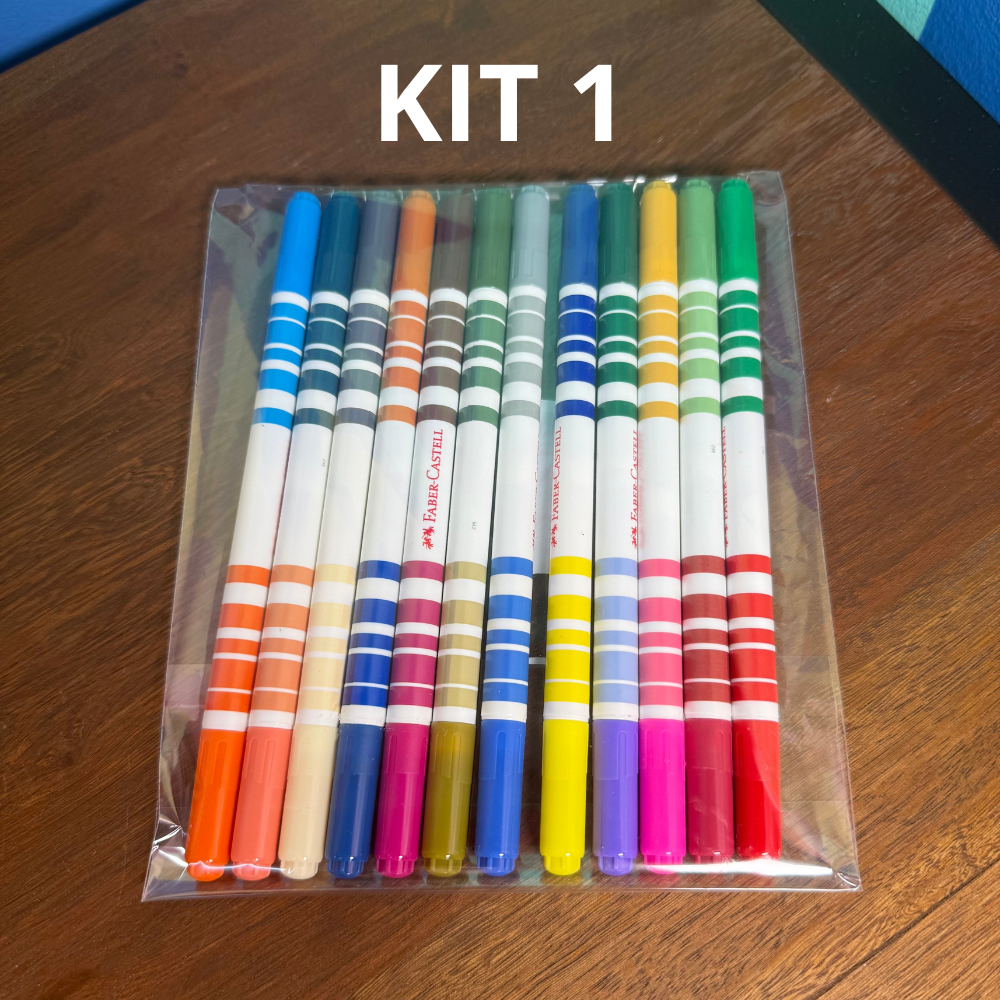 Caneta Hidrocor Faber Castell Bicolor: Onde Comprar | BuscaProdutos