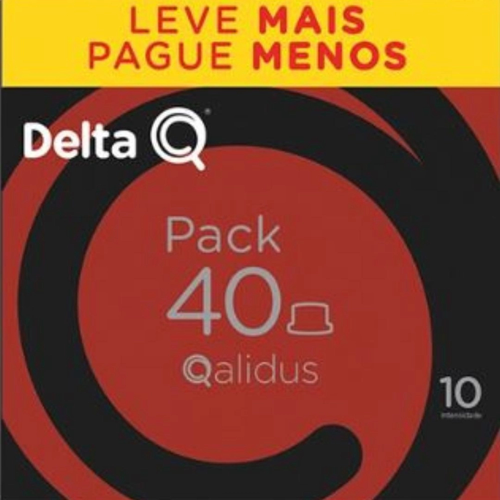 40 Cápsulas Café Delta Q Qalidus Pack Econômico em Oferta na Shopee
